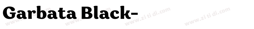 Garbata Black字体转换